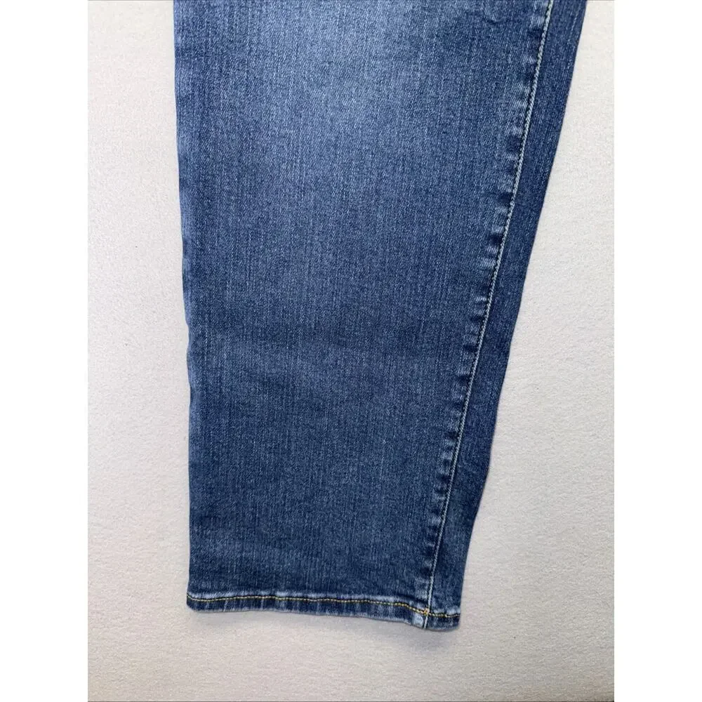 Vintage Lee Mens Jeans 33x30 Medium Wash Straight Leg Blue Denim Classic